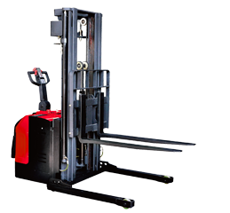 Electric Stacker with Adjustable Wide Leg